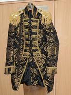 Compleet karnavals kostuum goudkleurig /zwart, Ophalen of Verzenden, Zo goed als nieuw, Overige maten