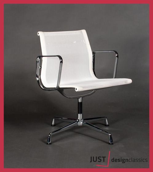 Vitra ea108 Wit Netweave Chroom AANBIEDING (voorraad:50+), Huis en Inrichting, Stoelen, Zo goed als nieuw