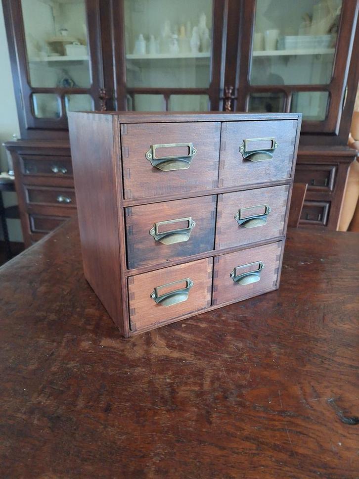 6 Ladenkastje/Kastje/Ladekastje, Antiek en Kunst, Curiosa en Brocante, Ophalen of Verzenden