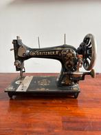 2 Antieke Gritzner Naaimachines - Begin 1900 - Werkend, Antiek en Kunst, Ophalen