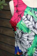 Jurk blauw/ kleur Smashed Lemon mt L/40 NIEUW ANBIEDING Vast, Maat 38/40 (M), Blauw, Nieuw, Ophalen of Verzenden