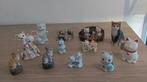 12 mooie kattenbeeldjes, Ophalen of Verzenden, Zo goed als nieuw, Paard, Beeldje of Figuurtje
