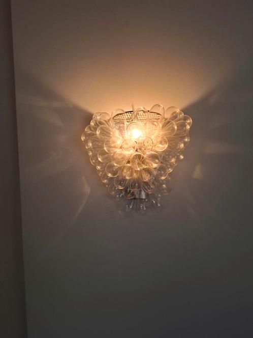 Druivenlampen, DESIGN, zeer chique & exclusieve wandlampen., Huis en Inrichting, Lampen | Wandlampen, Gebruikt, Glas, Metaal, Ophalen of Verzenden