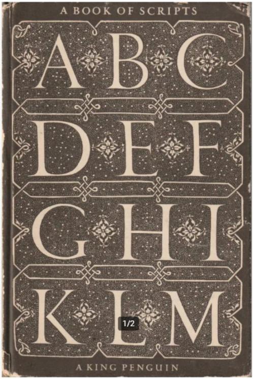 A book of scripts by Alfred Fairbank (1955)**, Antiek en Kunst, Antiek | Boeken en Bijbels, Ophalen of Verzenden