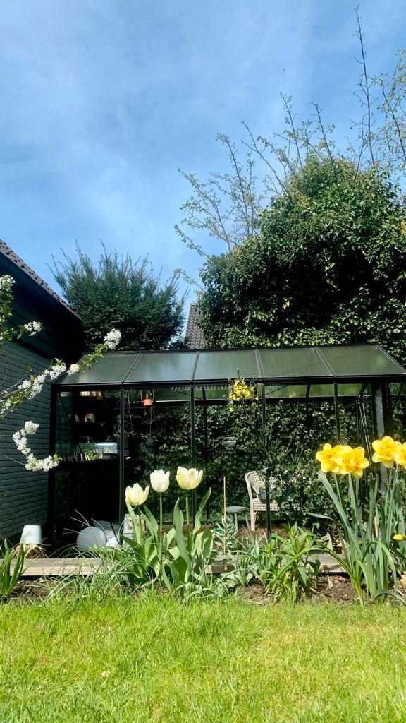 ACD Tuinkas Blackline - Kweekplezier!, Tuin en Terras, Kassen, Zo goed als nieuw, Kweekkas, Aluminium, Glas, Ophalen