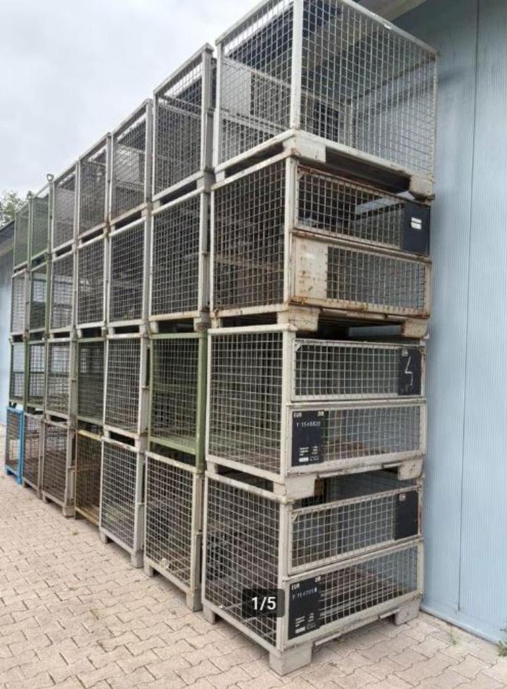 Gebruikte Gaascontainer vaste constructie pool gitterbox, Doe-het-zelf en Verbouw, Kratten en Dozen, Gebruikt, Bak of Kist, 100 cm of meer