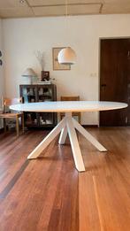 Gispen Dukdalf vergadertafel 160 cm – wit – zeer goede staat, Huis en Inrichting, Tafels | Eettafels, Ophalen, Gebruikt, 150 tot 200 cm