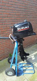Suzuki 4 pk langstaart, Benzine, Buitenboordmotor, Viertaktmotor, Minder dan 5 pk
