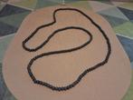 Vintage Lange Houten Kralenketting, Ophalen of Verzenden