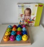 Haba Steekspel kleurenringen,  zgan  (Sp284), Kinderen en Baby's, Speelgoed | Houten speelgoed, Ophalen of Verzenden, Zo goed als nieuw