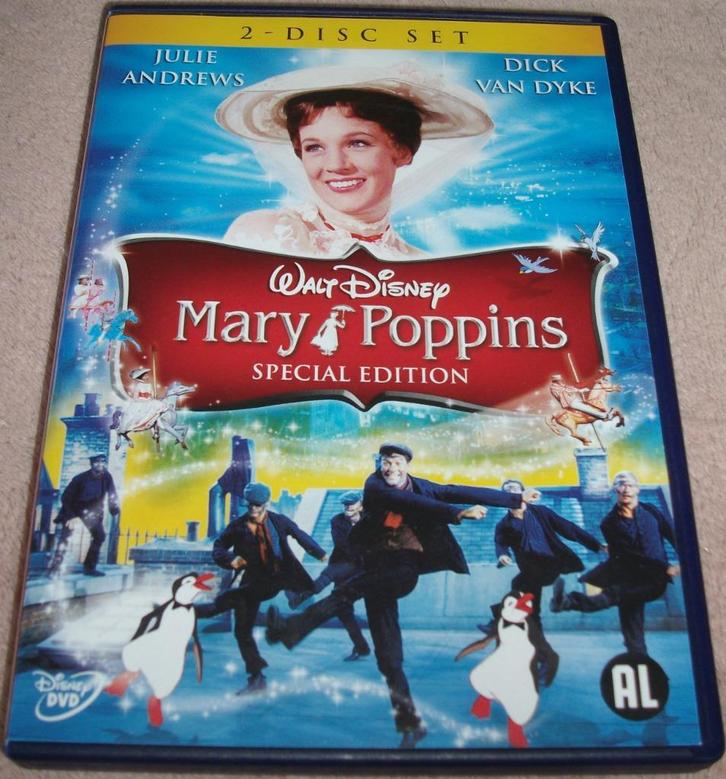 Dvd *** MARY POPPINS *** 2-Disc Walt Disney Classics 19, Cd's en Dvd's, Dvd's | Tekenfilms en Animatie, Zo goed als nieuw, Amerikaans