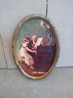 Brocante ovaal fotolijstje, Antiek en Kunst, Ophalen of Verzenden