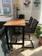 Bartafel met 2 stoelen, Ophalen, 100 tot 150 cm, Tot twee personen, 50 tot 100 cm