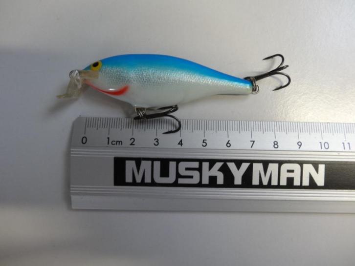 Kunstaas: Rapala Shallow Shad Rap (SSR-7) pluggen, Watersport en Boten, Hengelsport | Roofvissen, Gebruikt, Overige typen, Verzenden