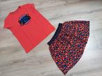 Set shirt We met rok Retour 170/176 als nieuw, Meisje, Ophalen of Verzenden, Zo goed als nieuw, Setje