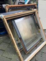 2 Velux dakramen 114x118 cm, Doe-het-zelf en Verbouw, Glas en Ramen, Ophalen, Gebruikt, 80 tot 120 cm, 80 tot 120 cm