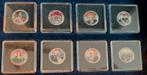 2 euro munten (7x) koningshuis met emaille, Postzegels en Munten, Munten | Europa | Euromunten, Ophalen of Verzenden
