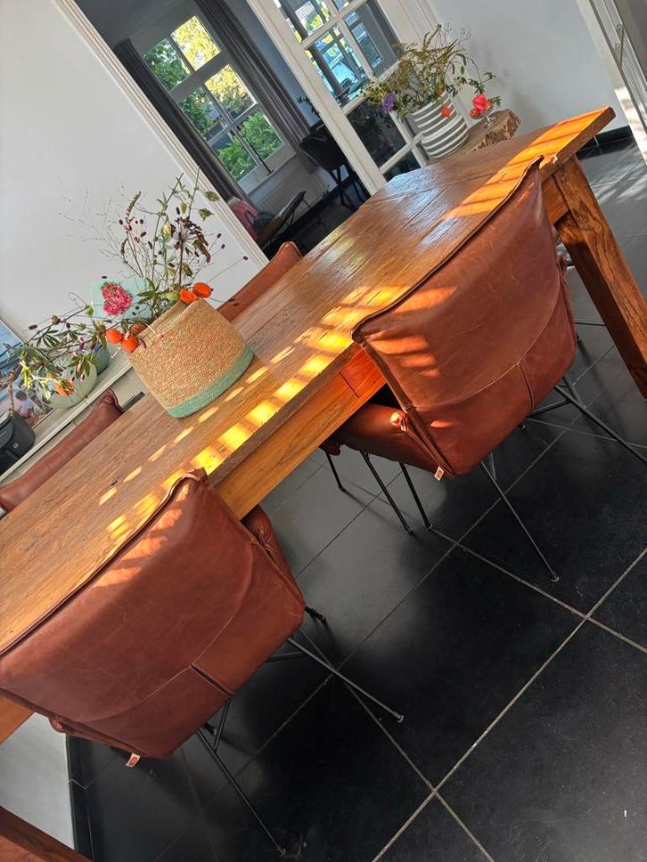 Jess Design Fauteuil - Stijlvol en Comfortabel!, Huis en Inrichting, Stoelen, Zo goed als nieuw, Eén, Leer, Bruin, Ophalen of Verzenden