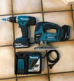 Makita setje 18v, Doe-het-zelf en Verbouw, Gereedschap | Boormachines, Ophalen, Zo goed als nieuw, Boor- en Schroefmachine