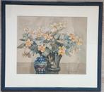Gerard Wiegman (1875 -1964) - Bloemstilleven (aquarel), Antiek en Kunst, Ophalen of Verzenden