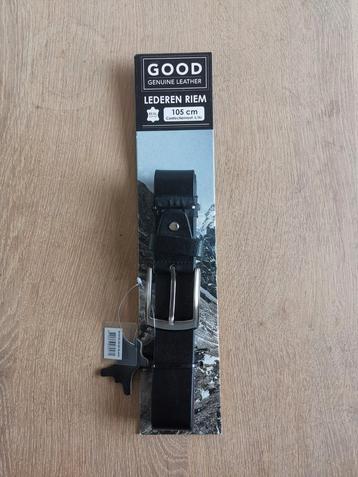 NIEUW! Leren riem zwart  beschikbaar voor biedingen