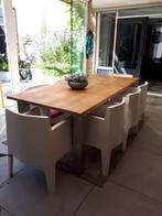 8 persoons Tuin-dinerset met stoelen van Philippe Stark, Ophalen, Overige materialen, Gebruikt, 8 zitplaatsen