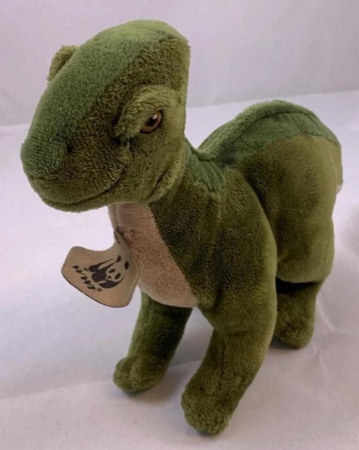 WWF dinosaurus knuffel Diplodocus 30x19cm dino, Kinderen en Baby's, Speelgoed | Knuffels en Pluche, Zo goed als nieuw, Overige typen