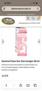 Sanimal oorreiniger, Ophalen, Nieuw