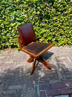 Vintage industriële stoel – Hinz GmbH Berlin-Mariendorf, Huis en Inrichting, Stoelen, Bruin, Ophalen of Verzenden, Zo goed als nieuw