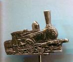 Nestor stoomlocomotief zilverkleurig trein speldje ( J_010 ), Verzamelen, Verzenden, Nieuw, Transport, Speldje of Pin