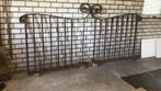 2 smeedijzeren poorten  uit de jaren 1800/1900., Tuin en Terras, Tuinhekken en Hekwerk, Ophalen, Gebruikt, IJzer, Overige typen
