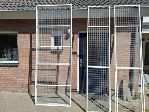 Kattenren panelen wit, Dieren en Toebehoren, Katten-accessoires, Zo goed als nieuw, Ophalen
