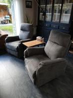 2 Elektrische Relaxfauteuils ABILDSKOV Grijs, Huis en Inrichting, Fauteuils, Ophalen, Gebruikt, 75 tot 100 cm, 75 tot 100 cm