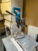 Boormachine met boorkolom - Gebruikt, Doe-het-zelf en Verbouw, Gereedschap | Boormachines, Ophalen of Verzenden, Gebruikt, Minder dan 400 watt