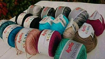 Katia merkgaren assortiment voor breien haken garen beschikbaar voor biedingen