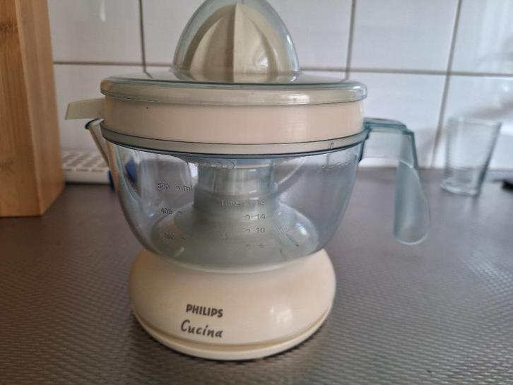 Citruspers Philips Cucina - Elektrisch, Witgoed en Apparatuur, Juicers, Gebruikt, Citruspers, Elektrisch, Ophalen