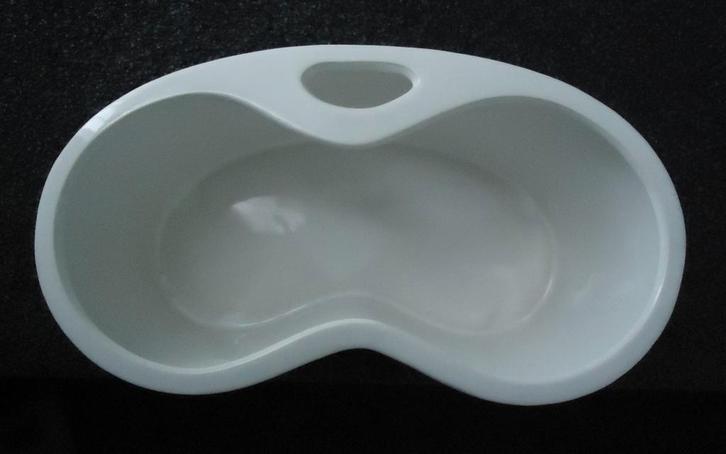 Te koop grote witte bloempot (breedte: 29 cm/hoogte: 11 cm)., Tuin en Terras, Bloempotten, Zo goed als nieuw, Aardewerk, Binnen