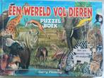 Puzzelboek “Een wereld vol dieren”, Ophalen, 10 tot 50 stukjes, Zo goed als nieuw, 6 jaar of ouder