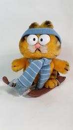 Garfield op Skis, vintage Dakin knuffel uit 1981. 8B1, Tweedehands verkoop, Tweedehands verkoop, Gebruikt, Overige typen