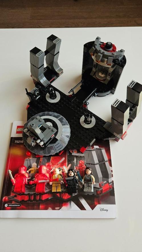 Lego Star Wars Set 75216 Snoke's Throne Room, Kinderen en Baby's, Speelgoed | Duplo en Lego, Zo goed als nieuw, Lego, Complete set
