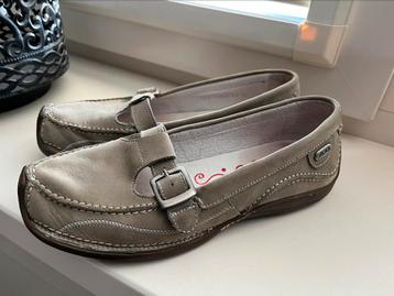 Nubuck leren grijs Taupe kleurige Zoo dames  schoenen mt 37 beschikbaar voor biedingen