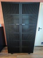 Zwarte kast met leg planken, Huis en Inrichting, Kasten | Wandmeubels, Ophalen, Zo goed als nieuw, 25 tot 50 cm, 150 tot 200 cm