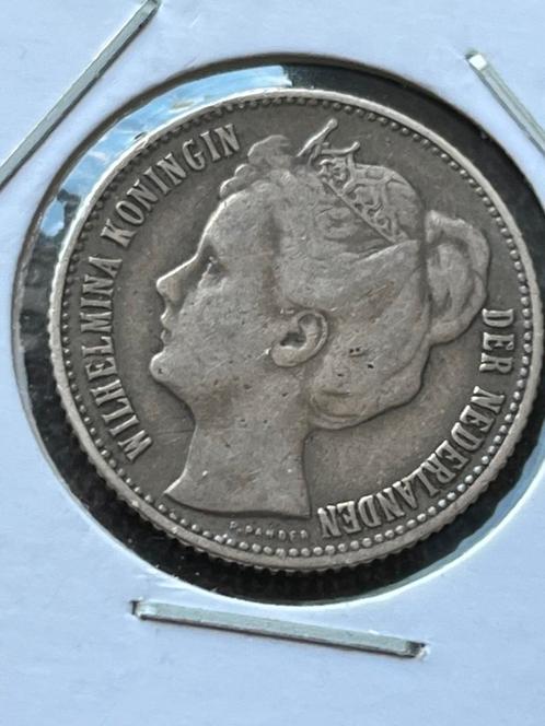Halve gulden 1906, Postzegels en Munten, Munten | Nederland, Losse munt, ½ gulden, Koningin Wilhelmina, Zilver, Ophalen of Verzenden