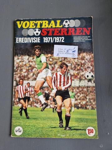 voetbalsterren 1971 / 1972 + poster beschikbaar voor biedingen