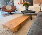 Massief Eiken Salontafel - Rustiek & Natuurlijk, Ophalen, Gebruikt, Eikenhout, 50 tot 100 cm