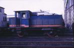 1b) drie dia's van een (NS) acculoc, Roosendaal, ca. 1980, Ophalen of Verzenden, Gebruikt, Trein, Kaart of Prent