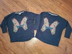 Tweeling meisjes Vingino shirts maat 98/104, Ophalen of Verzenden, Gebruikt, Kleding