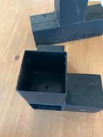 Paalverbinder, 6 stuks, Tuin en Terras, Tuinhekken en Hekwerk, Ophalen, Gebruikt, IJzer, Overige typen