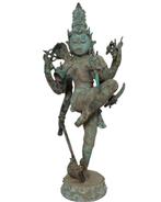 Antiek Vuurverguld Shiva Beeld – Zuid-India of Himalaya, Ophalen of Verzenden, Gebruikt