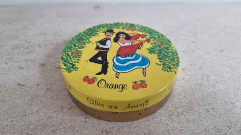 Vintage Duits Snoepblikje Amaryll, Antiek en Kunst, Curiosa en Brocante, Ophalen of Verzenden